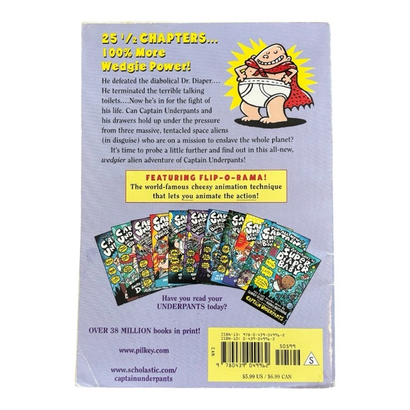 Set of 2️⃣ Captain Underpants Books By Dav Pilkey - Picture 3 of 5